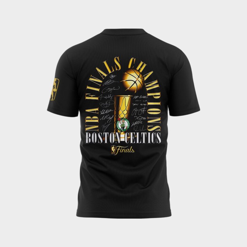 Boston Celtics 2024 WORLD CHAMPIONS Congratulations 18-Time NBA Finals Tee - Image 5