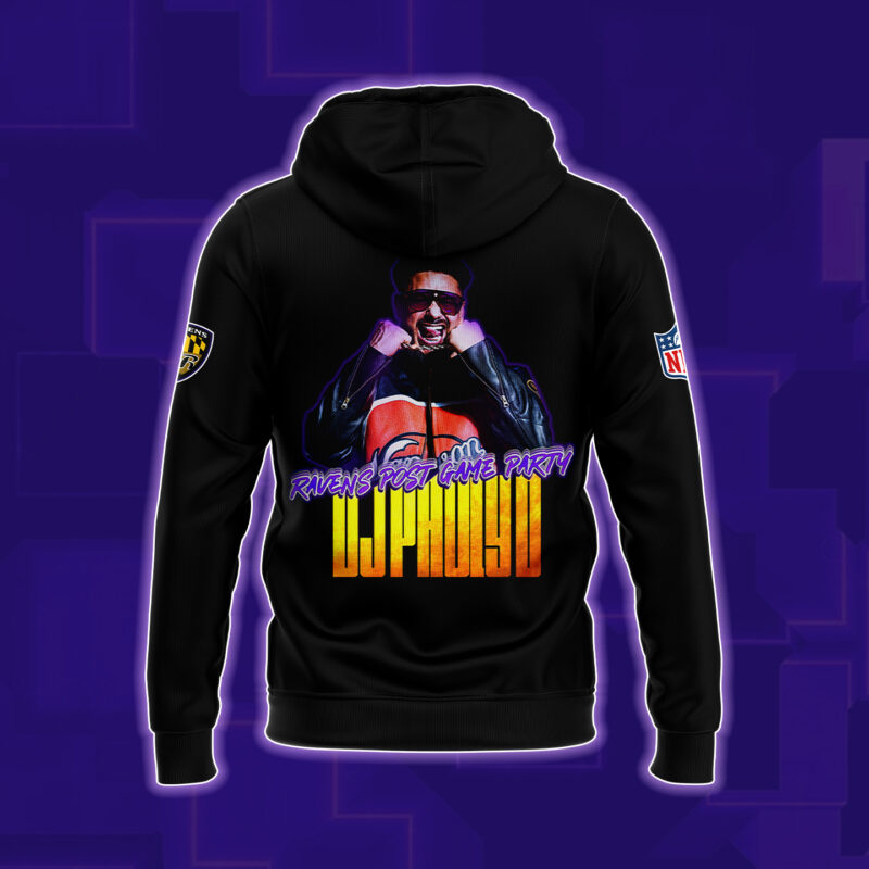 Baltimore Ravens 2024 DJ PAULY D Hoodie - Image 3