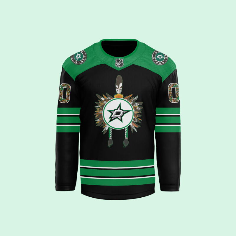 Dallas Stars x 2024 NHL Native American Heritage Month Premium Limited Jersey - Image 2