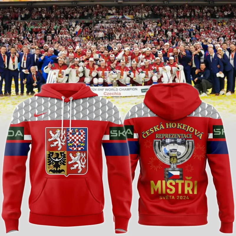 8.Czech Ice Hockey Association Champions Hoodie