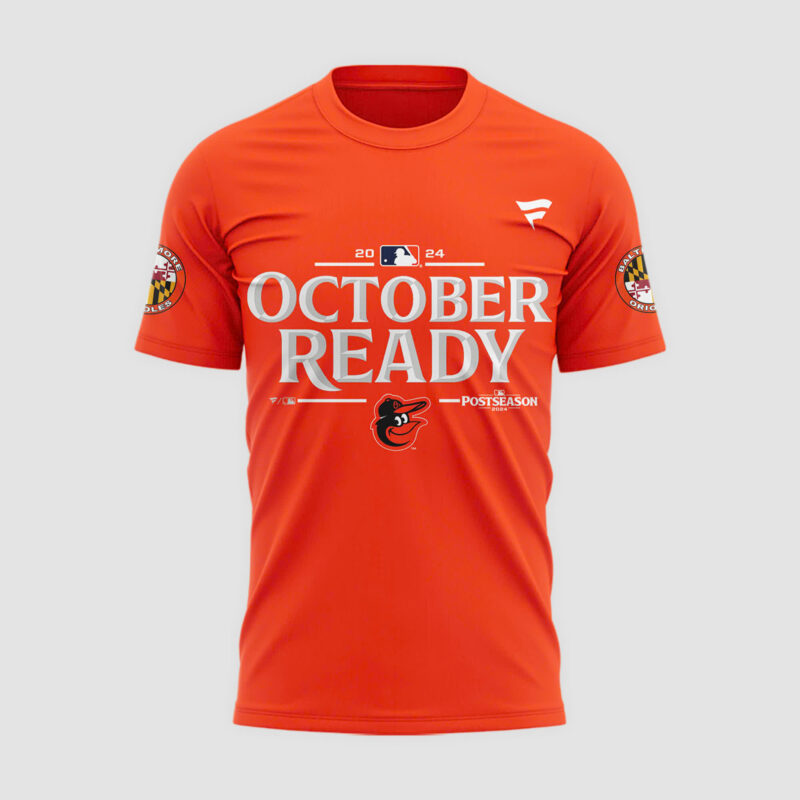 _October Ready Orioles 2024 Shirt - Image 2
