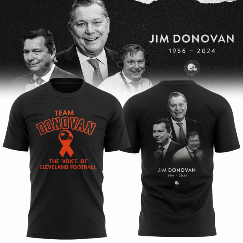 Team Donovan The Voice Of Cleveland Football Shirt V4