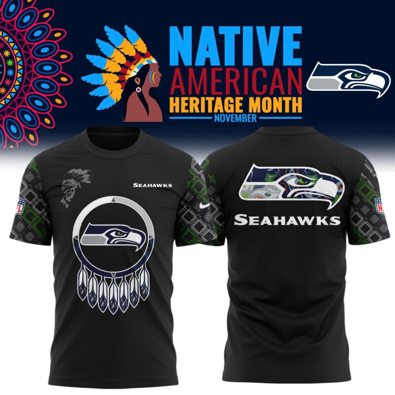 Seattle Seahawks NFL 2024 Native American Heritage Month Premium Limited Tee