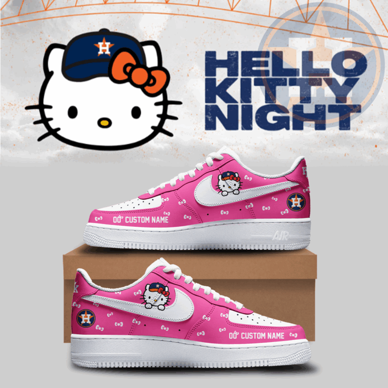 Hello Kitty® Night - Houston Astros 2025 shoe 3