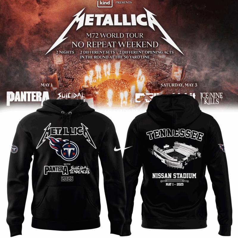 Limited Edition M72 World Tour x Tennessee Titans Hoodie 2025