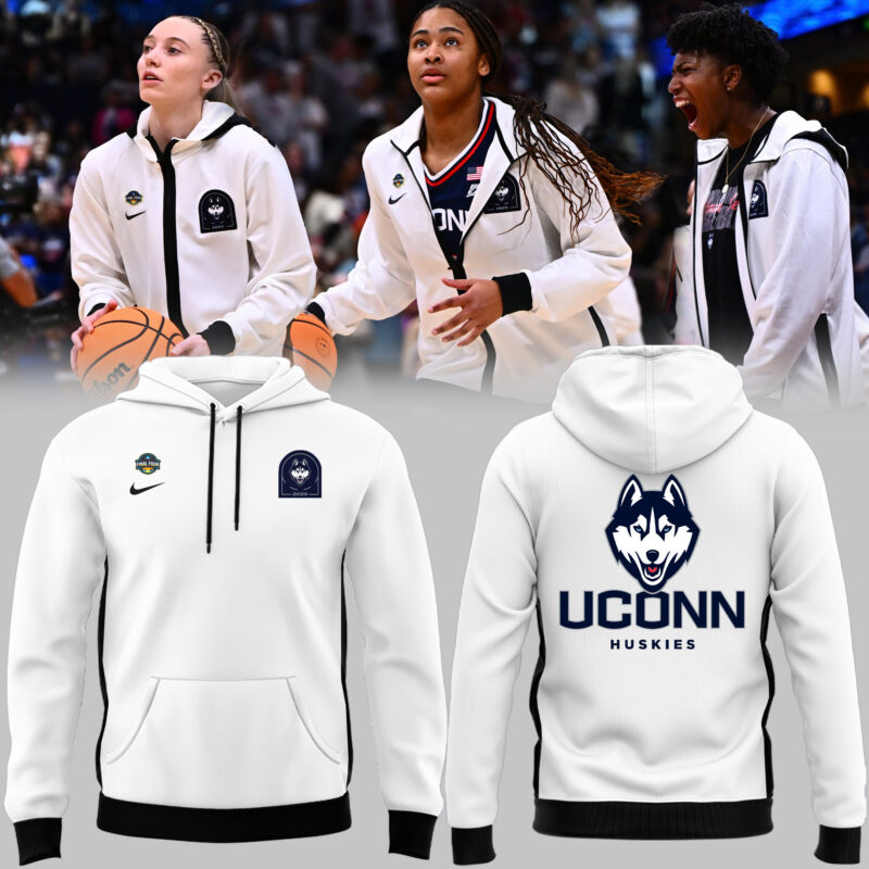 Limited Edition White Uniform UConn Women’s Basketball Hoodie