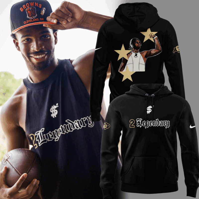 Limited Edition Colorado Buffaloes Shedeur Sanders Black Hoodie 2025