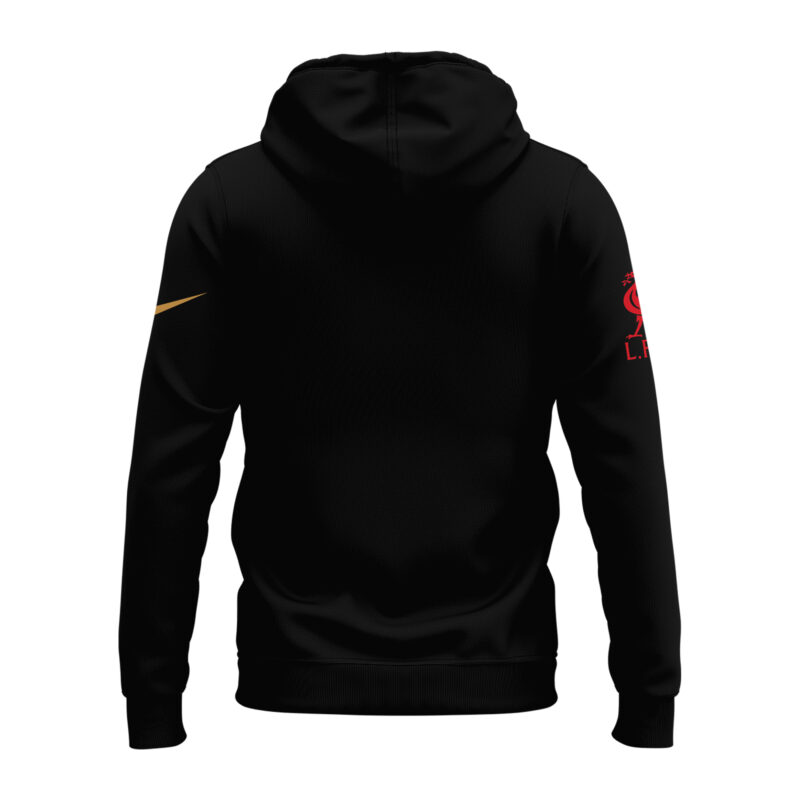LFC EPL Champions 24/25 Adults Hoodie Black I - Image 3