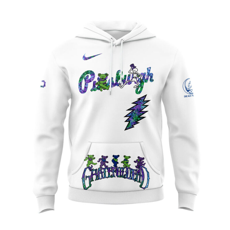 Pittsburgh Pirates Grateful Dead Night Hoodie - Image 3