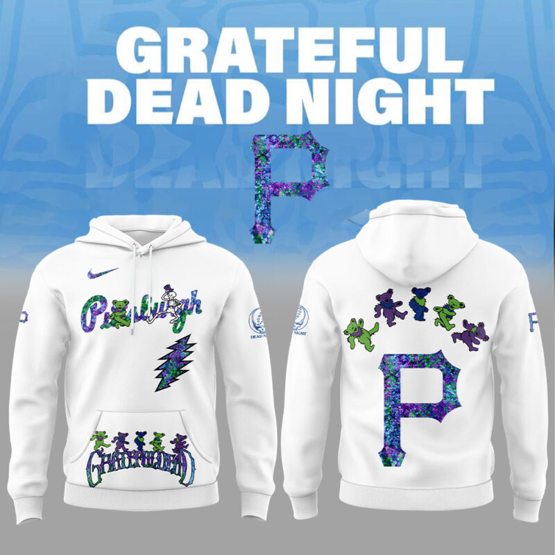 Pittsburgh Pirates Grateful Dead Night Hoodie