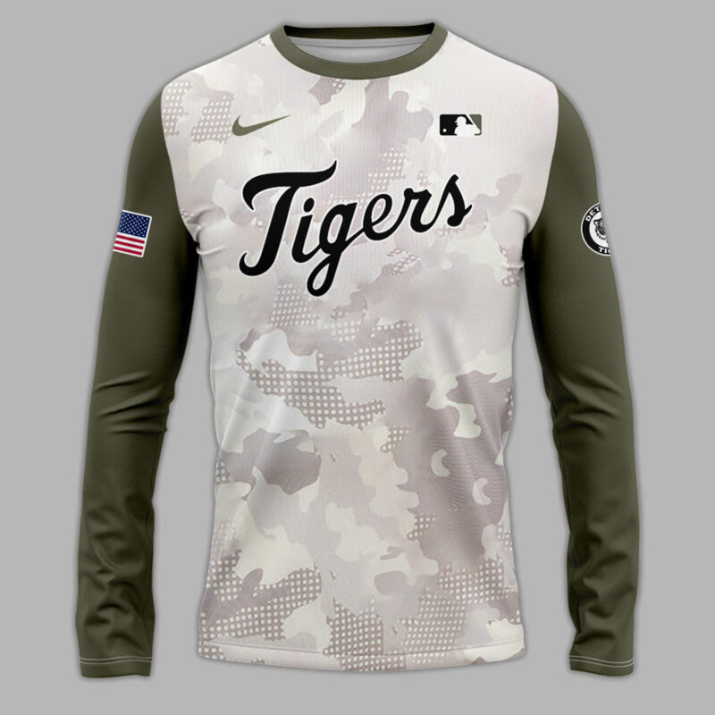 Special New Beige/Olive 2025 Armed Forces Day DT Long Sleeve Shirt - Image 2
