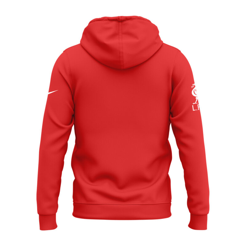 LFC EPL Champions 24/25 Adults Hoodie Red I - Image 3