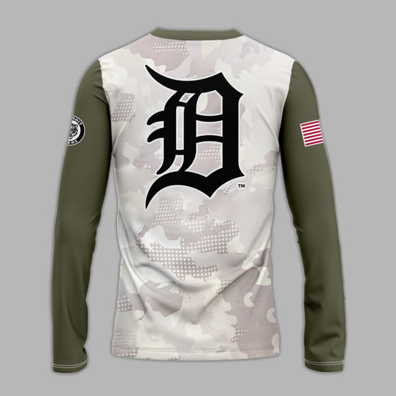 Special New Beige/Olive 2025 Armed Forces Day DT Long Sleeve Shirt - Image 3
