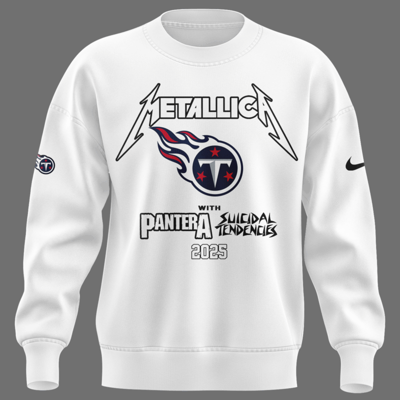 Limited Edition M72 World Tour x Tennessee Titans White Sweat 2025 - Image 2