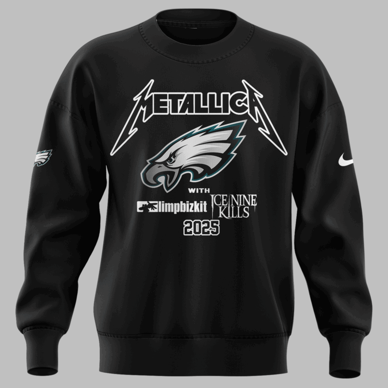 Limited Edition M72 World Tour x Philadelphia Eagles Black Sweat 2025 - Image 2