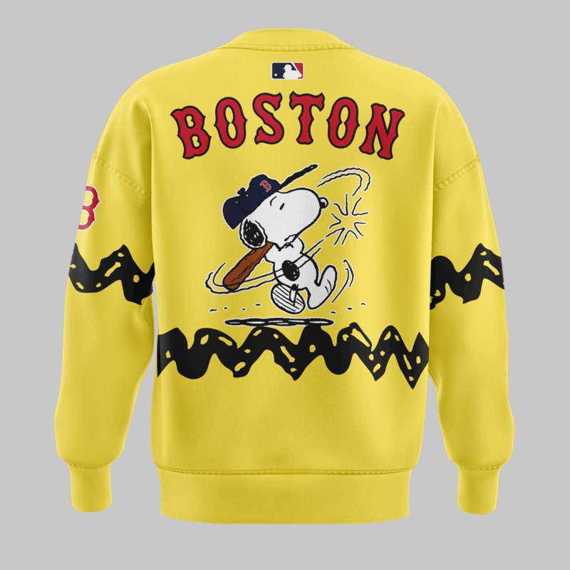 Limited edition Boston Red Sox x Peanuts Night Sweatshirt - Image 3