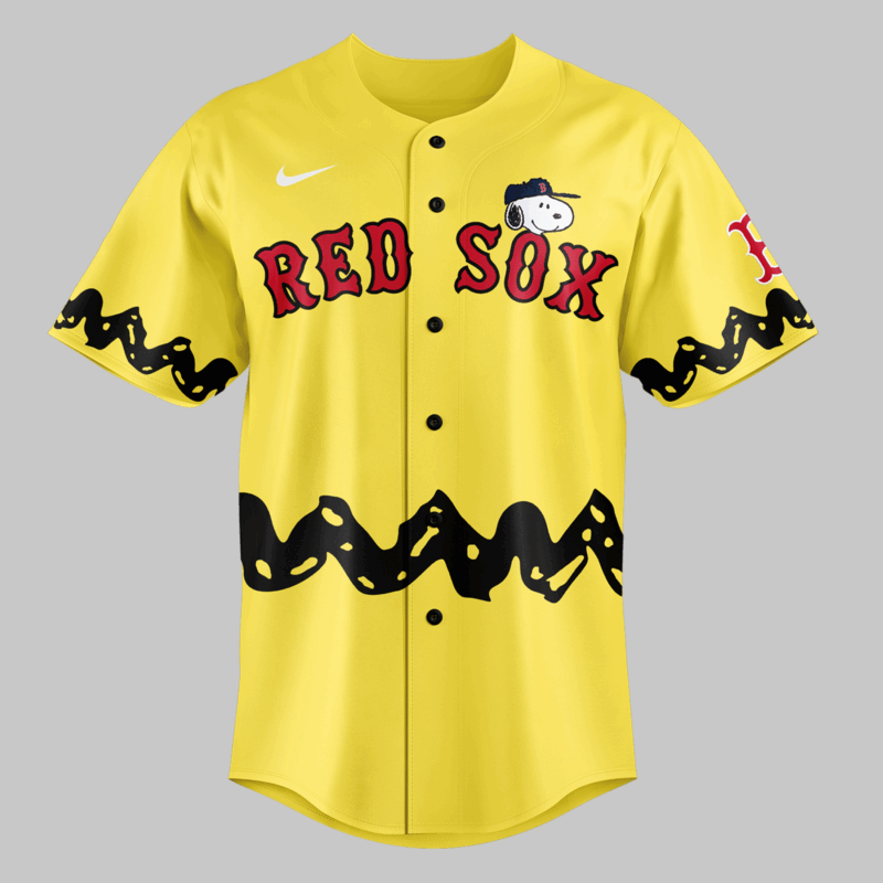 Limited edition Boston Red Sox x Peanuts Night Jersey - Image 3