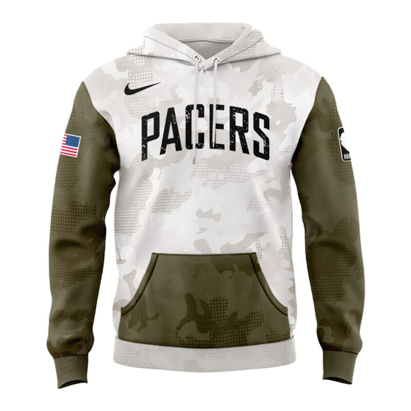 Special 2025 Armed Forces Day Indiana Pacers Hoodie - Image 2