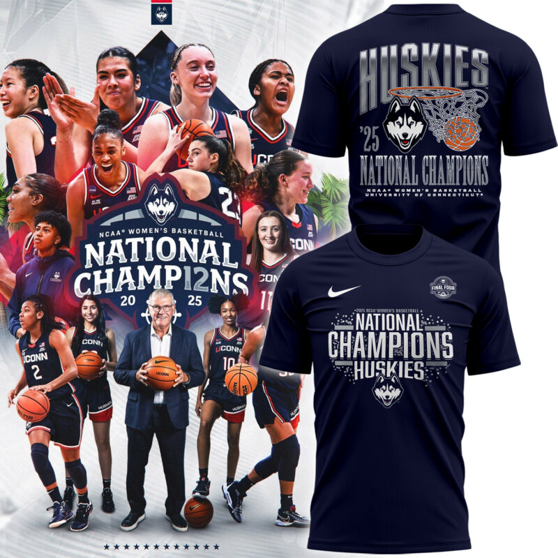 NCAA Women's Basketball National Champions UConn Women’s Basketball Tshirt 2