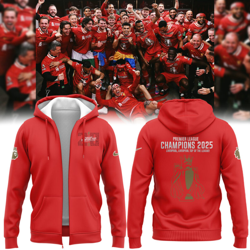 Special Edition LFC EPL Champions 24/25 Zip Hoodie