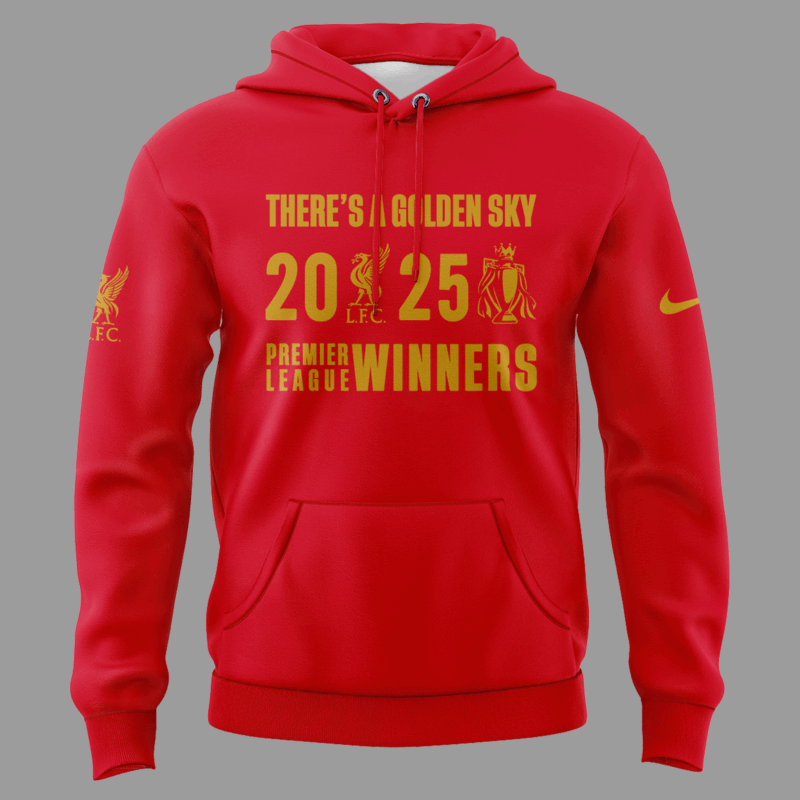 Liverpool F.C. EPL Champions 24/25 Limited Edition Red Hoodie - Image 2
