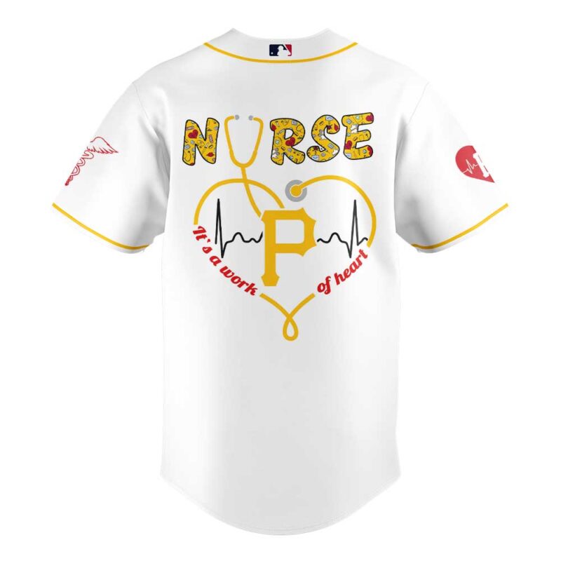 Pittsburgh Pirates Nurses Appreciation Night Jersey Flat Cap Set - Image 3