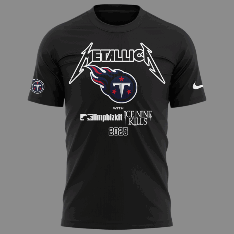 Limited Edition Metallica's x Limp Bizkit x Ice Nine Kills Tshirt 2025 - Image 2
