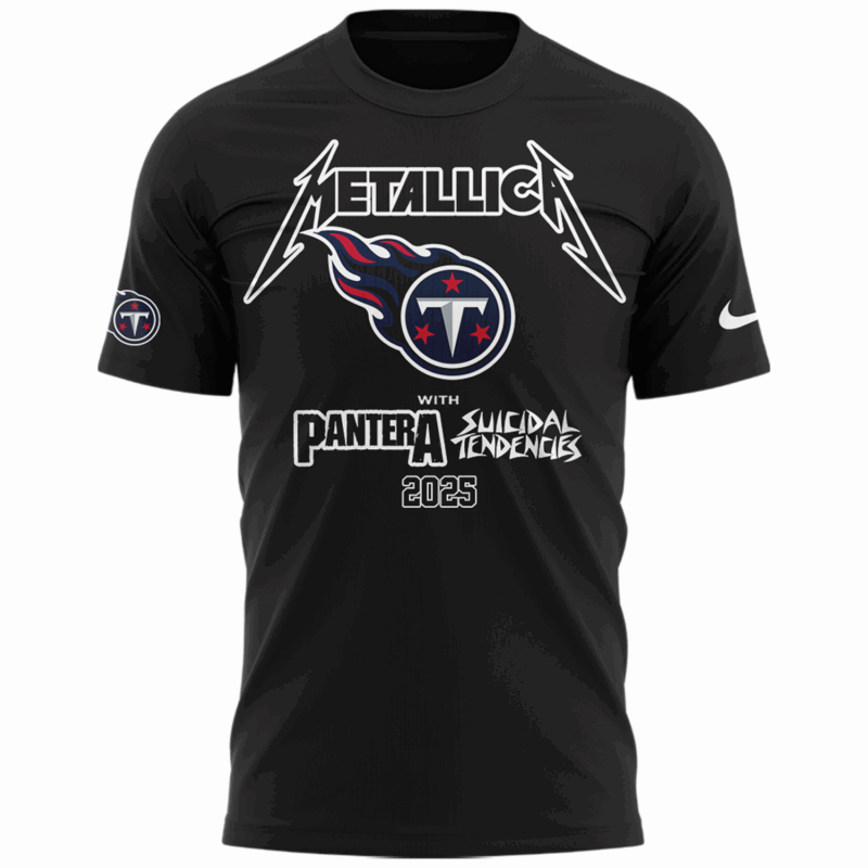 Limited Edition M72 World Tour x Tennessee Titans Tshirt 2025 - Image 2