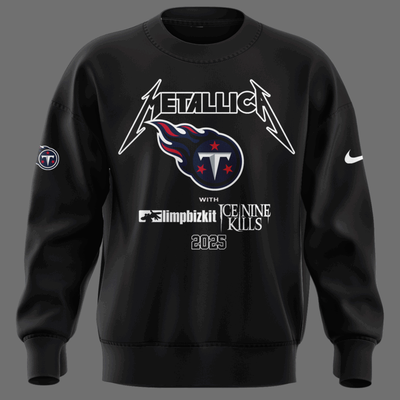 Limited Edition Metallica's x Limp Bizkit x Ice Nine Kills Sweat 2025 - Image 2
