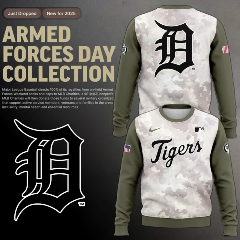 Special New Beige/Olive 2025 Armed Forces Day DT Sweatshirt