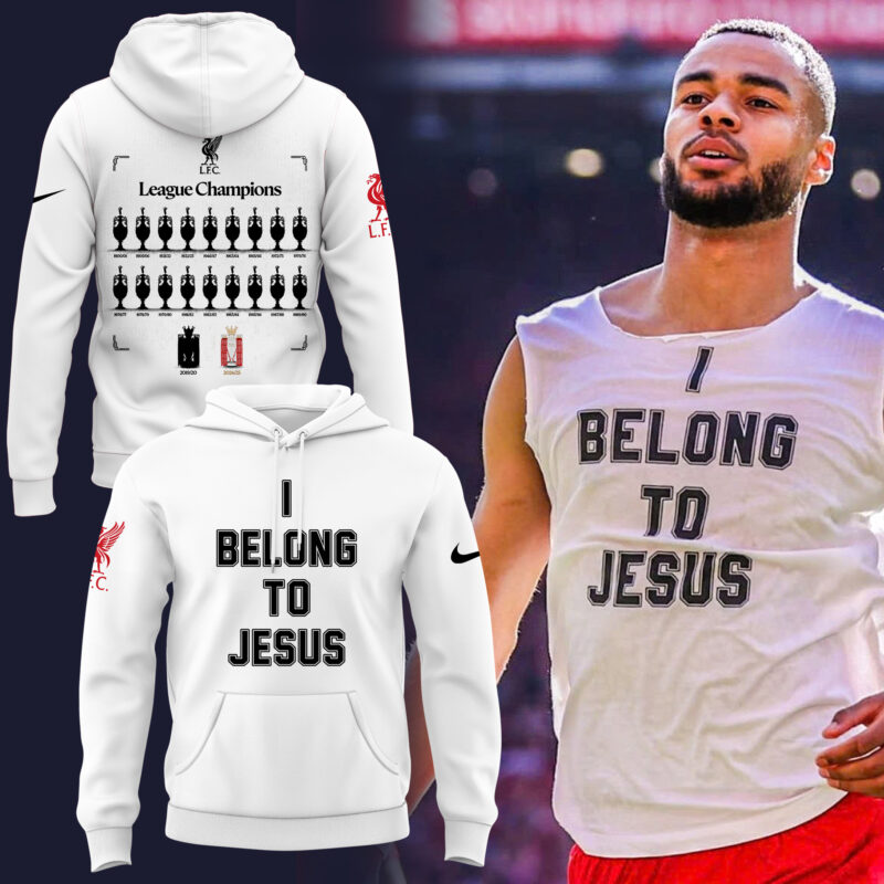 LFC EPL Champions 24/25 "I Belong To Jesus" Adults Hoodie