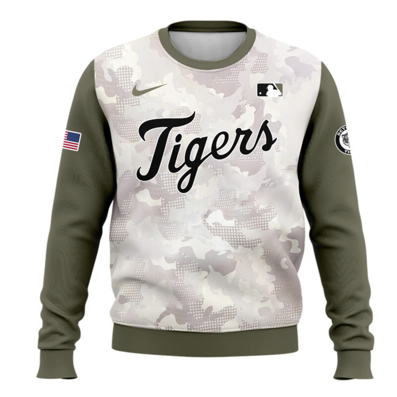 Special New Beige/Olive 2025 Armed Forces Day DT Sweatshirt - Image 2