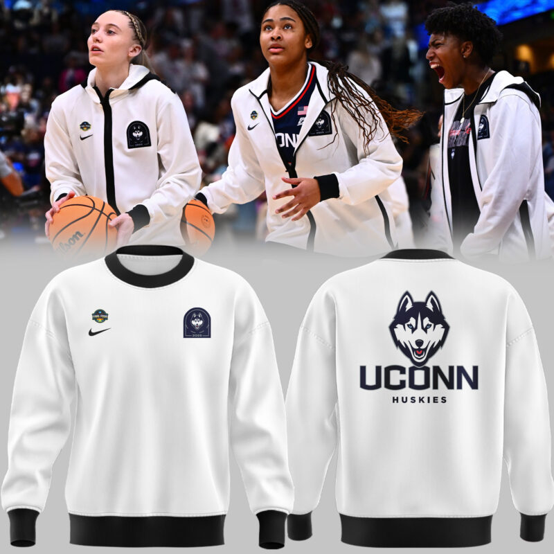 Limited Edition White Uniform UConn Women’s Basketball Sweatshirt