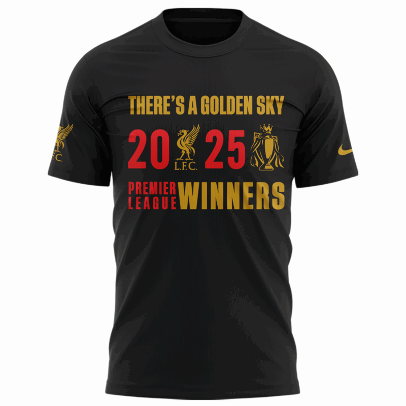 Liverpool F.C. EPL Champions 24/25 Limited Edition Black TSHIRT - Image 2