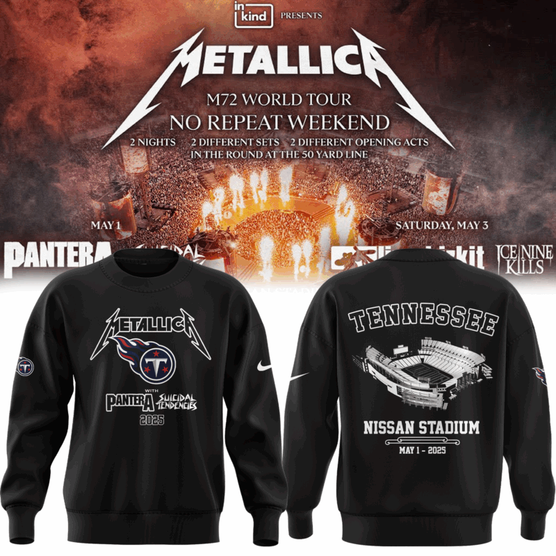 Limited Edition M72 World Tour x Tennessee Titans Sweat 2025