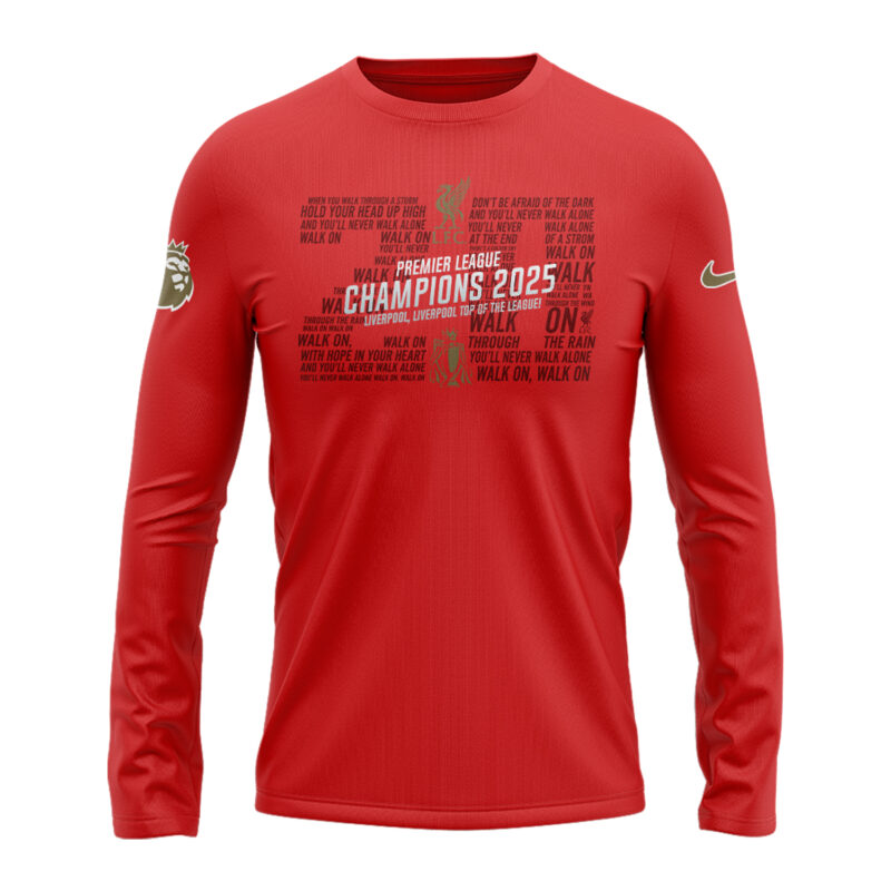 Special Edition LFC EPL Champions 24/25 Long Sleeve Shirt - Image 2