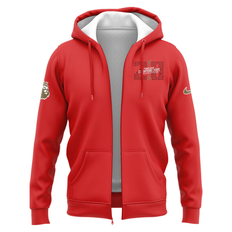 Special Edition LFC EPL Champions 24/25 Zip Hoodie - Image 2