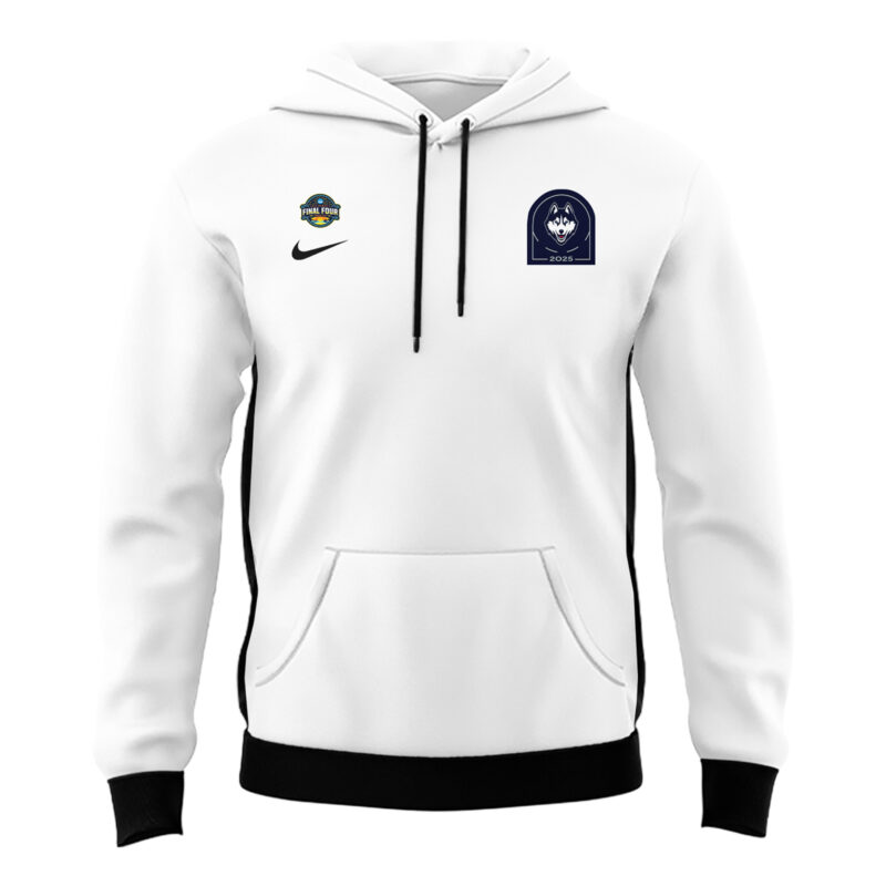 Limited Edition White Uniform UConn Women’s Basketball Hoodie 2 - Image 2
