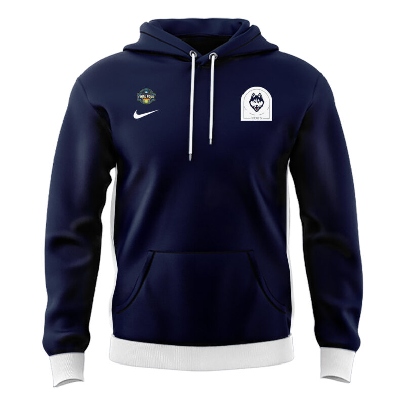Limited Edition Navy Blue Uniform UConn Women’s Basketball Hoodie - Image 2