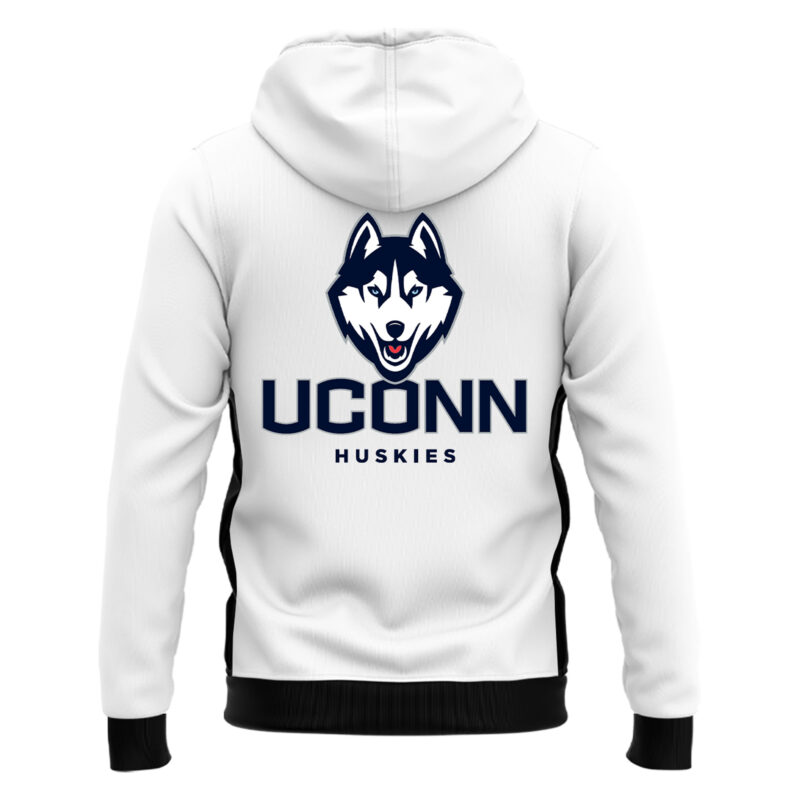 Limited Edition White Uniform UConn Women’s Basketball Hoodie - Image 3