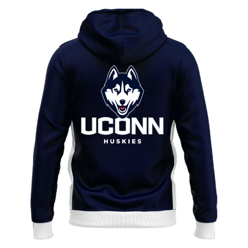 Limited Edition Navy Blue Uniform UConn Women’s Basketball Hoodie - Image 3