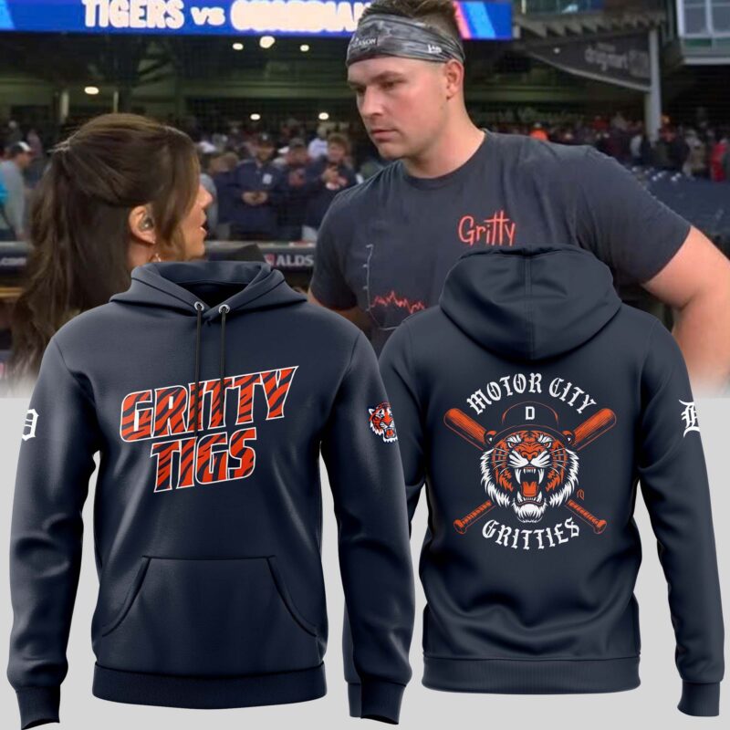 2024 Detroit Tigers Gritty Tigs Hoodie
