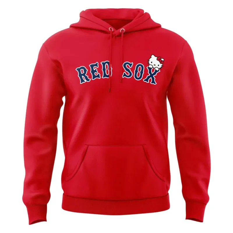 Red Sox x HK Limited Edition Red Hoodie - Image 2