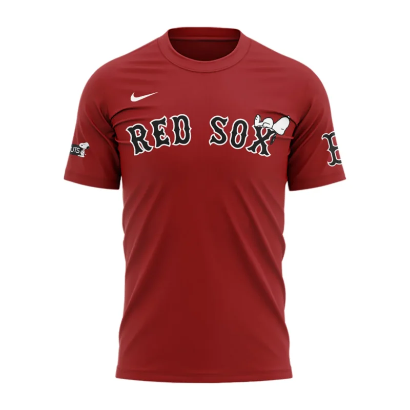 Red Sox Peanuts Snoopy Tshirt Special Edition - Image 2