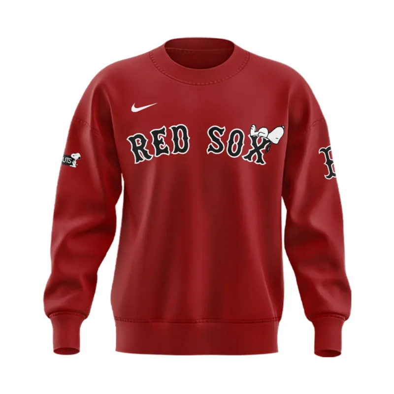 Red Sox Peanuts Snoopy Sweatshirt Special Edition - Image 2