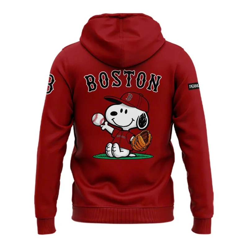 Red Sox x Peanuts Snoopy Hoodie Limited Edition - Image 3