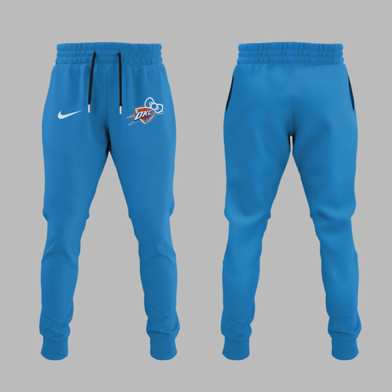 Limited Edition Oklahoma City Thunder x Hello Kitty Tshirt 2024 - Image 4