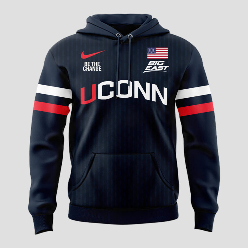 Limited Edition 2025 Navy Blue Uniform UConn Women’s Basketball Hoodie - Image 2