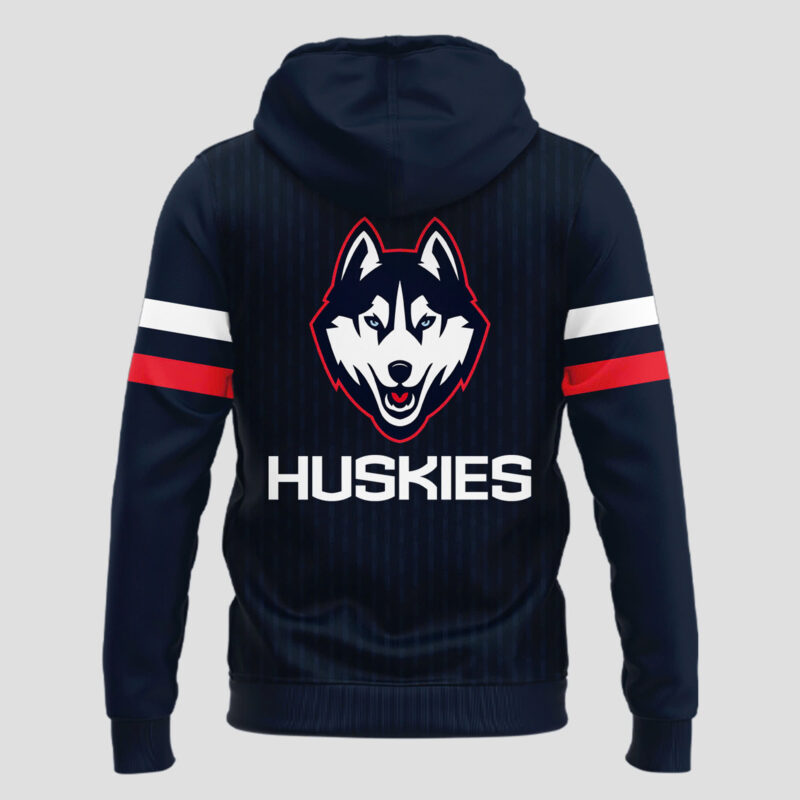 Limited Edition 2025 Navy Blue Uniform UConn Women’s Basketball Hoodie - Image 3