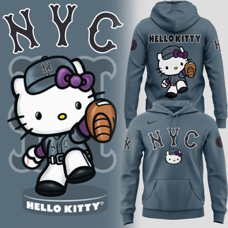 Special Hello Kitty New York Mets Hoodie
